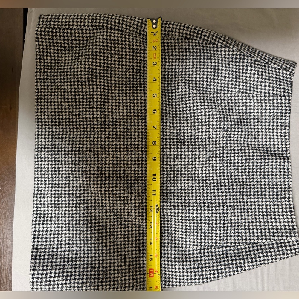 Massimo Dutti Black and White Houndstooth Blazer Wool - Picture 9 of 13